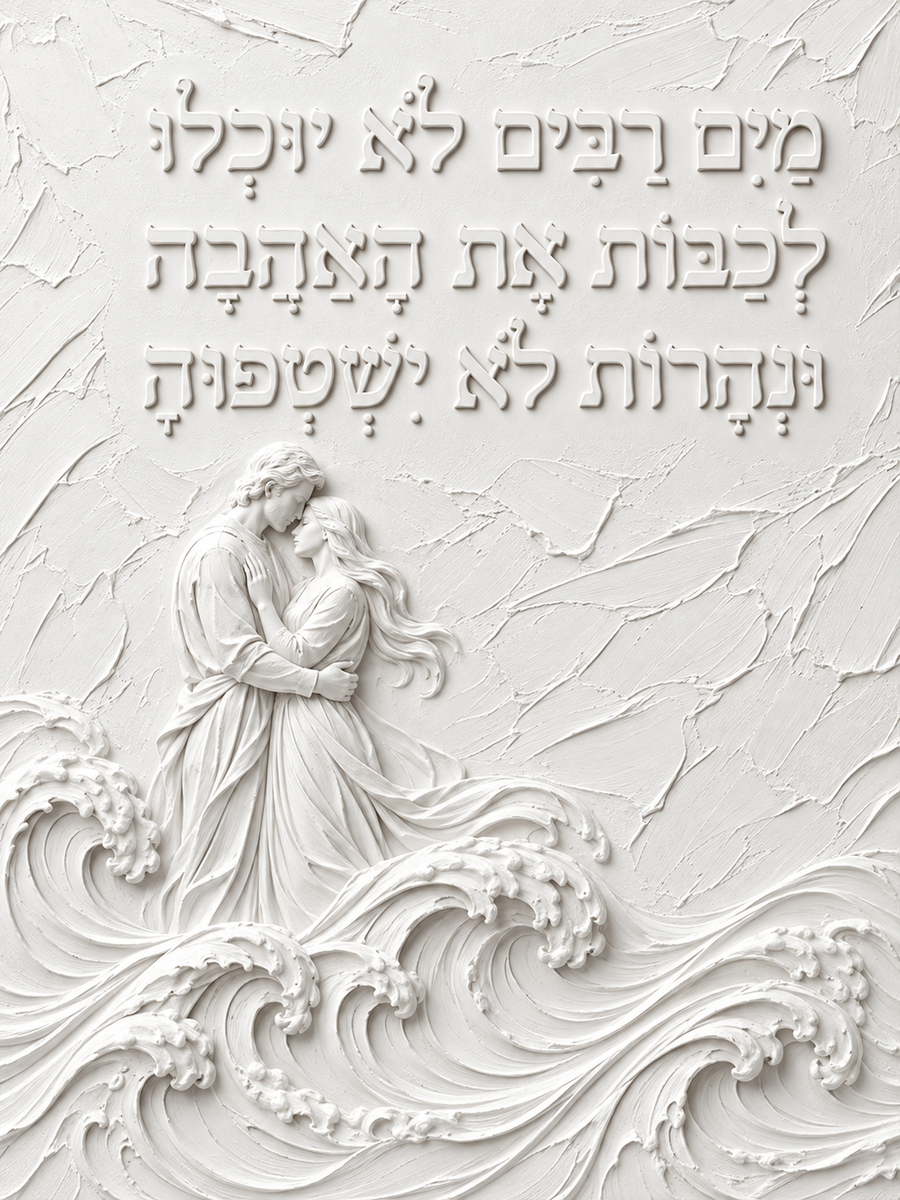 מים רבים לא יוכלו לכבות את האהבה