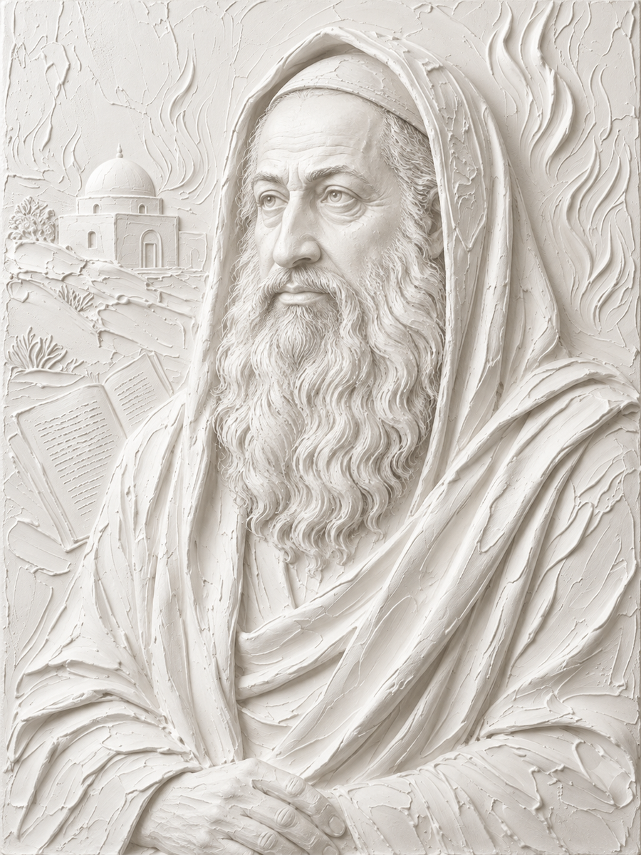 רבי שמעון בר יוחאי - גבס לבן