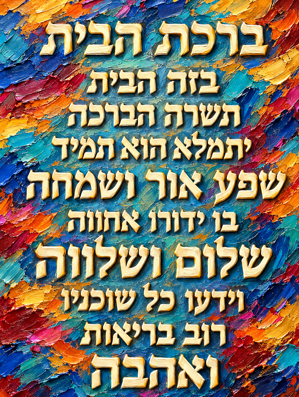 ברכת הבית - צבעוני