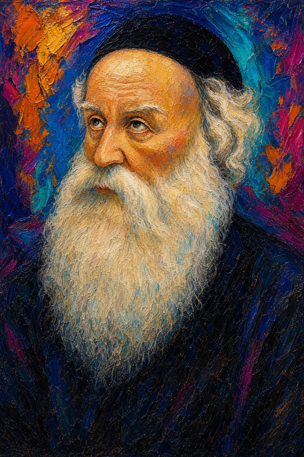 בעל התניא - רבי שניאור זלמן מלאדי זצ"ל - צבעוני (שפכטל דק)