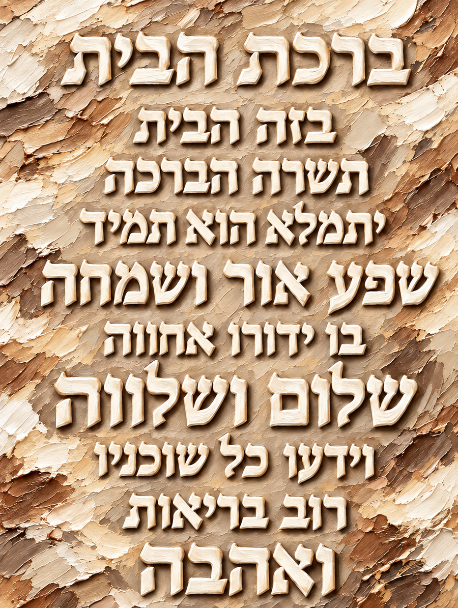 ברכת הבית - גווני חום